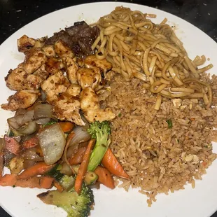 Hibachi Steak &amp; Chicken Dinner