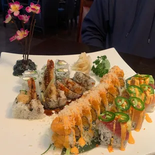 Several different rolls with our Groupon!