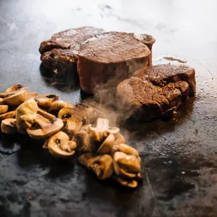 steak, food