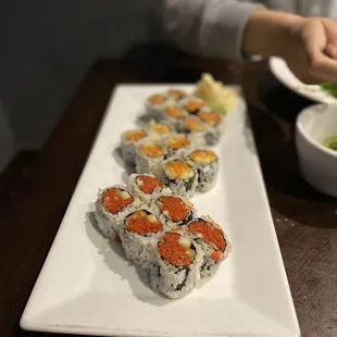Spicy salmon &amp; Spicy Tuna