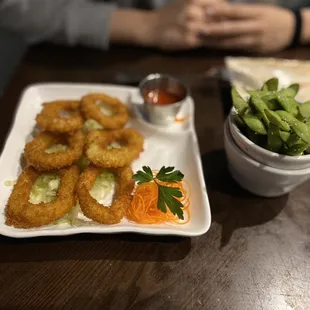 Calamari and Edamame