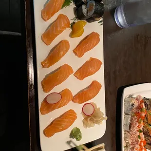 sushi and sashimi, food, sushi, sashimi