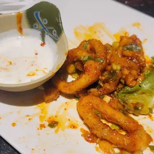 Spicy calamari