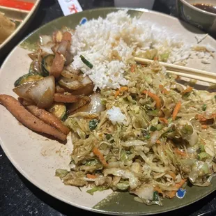 Vegetable plate.
