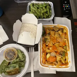 Takeout through Door Dash - very tasty
