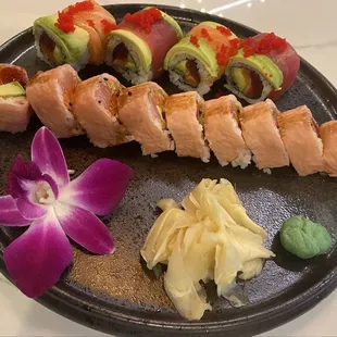 Hawaii and Tiger rolls