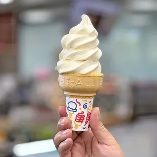 Vanilla soft serve
