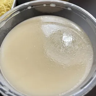 The creamy and rich Tonkotsu pork broth