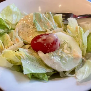 Salad with Ginger dressing
