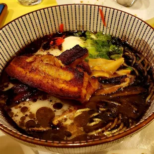 Tonkotsu Ramen with Black Garlic Oil