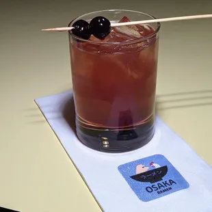 Bourbon cocktail