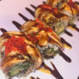 007 Roll - substituted the cream cheese w/ cucumber