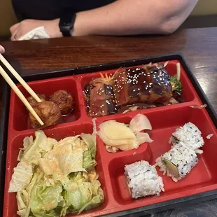 Steak Teriyaki Bento Lunch Box