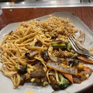 Steak and Shrimp Hibachi Plate