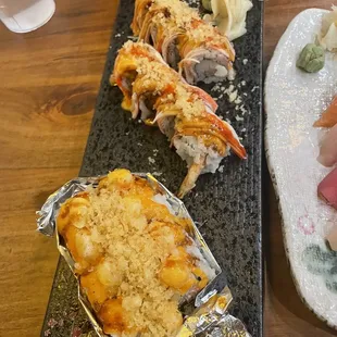 food, sushi and sashimi, sushi, sashimi