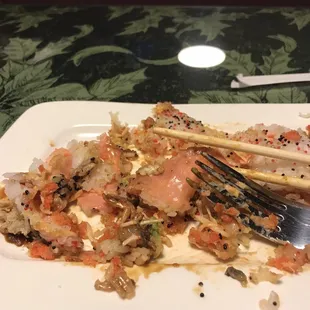 Sushi sandwich.... not so good