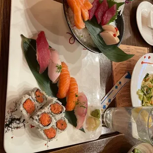 Sushi Sushi and Sashimi Combo
