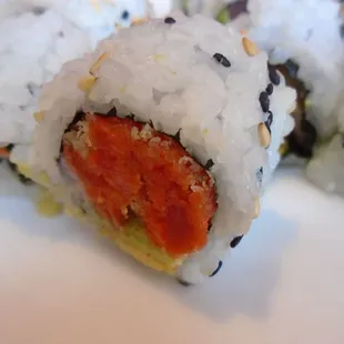 Spicy tuna roll.