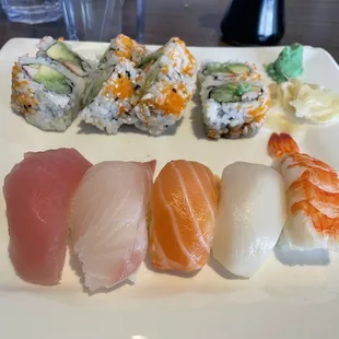 sushi, sushi and sashimi, sashimi, food