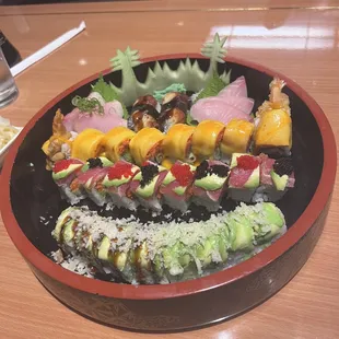 sushi and sashimi, sashimi, food, sushi