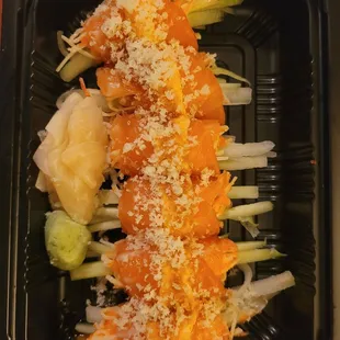 Salmon twist appetizer