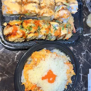 Volcano roll