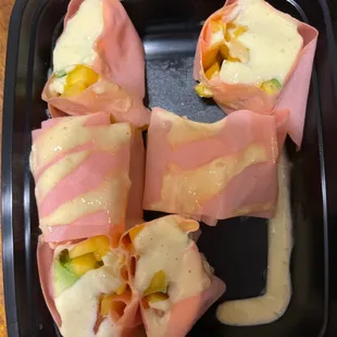 Poorly made mango tango roll
