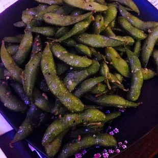 Garlic Edamame