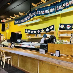 a sushi bar