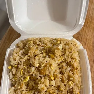 Take out egg fried rice