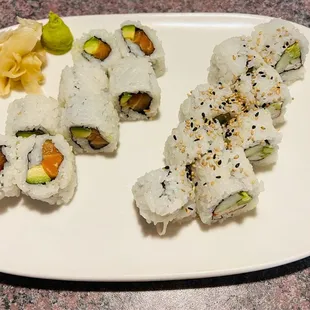 sashimi, sushi, sushi and sashimi, food