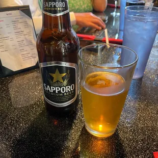 Large Sapporo bottle