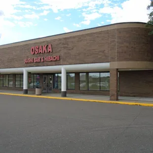 Outside of the building, view looking northwest.