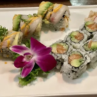 Dream roll and Alaskan roll