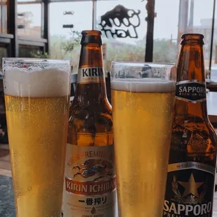 Sapporo and Kirin