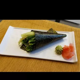 September Special

Wakame hand-roll
$ 4.50 / pc
( Wakame seaweed salad, 
cucumber and sesame )