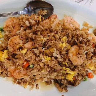 $14.10 shrimp fried rice. Perfection!
