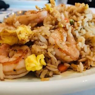 $14.10 shrimp fried rice. It was perfection!