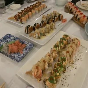 sashimi, sushi, food, sushi and sashimi
