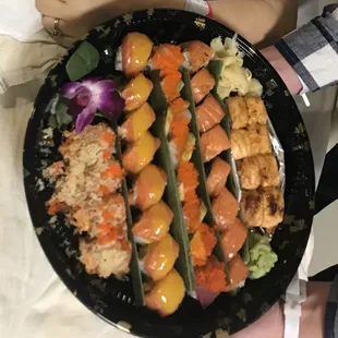 sushi and sashimi, sashimi, sushi, food