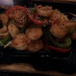 Sizzling Miso Prawn Dinner Entree