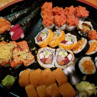 sushi, sashimi, food, sushi and sashimi