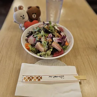 Sashimi Salad... refreshing, light, and healthy!