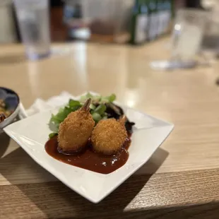 Crab cream croquettes