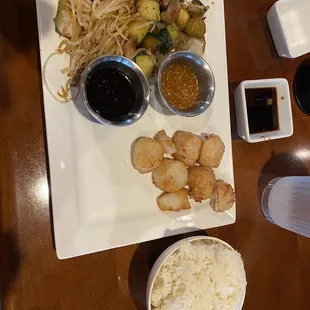 Scallop lunch