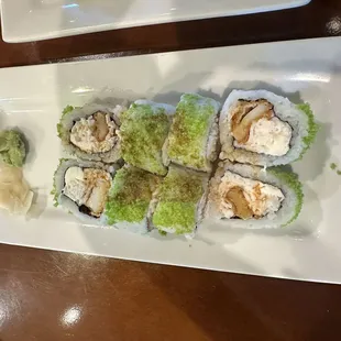 Crunchy calamari roll