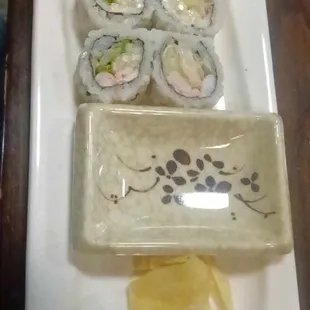 Shrimp sushi roll