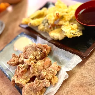 Chicken Karaage & Mixed Tempura