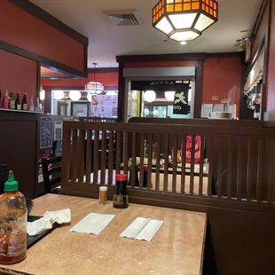 View from our table