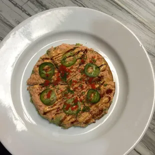 Sushi pizza whit snow crab , it&apos;s so good